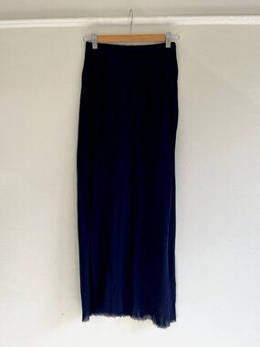 Comme des Garcons Sheer Skirt - Navy